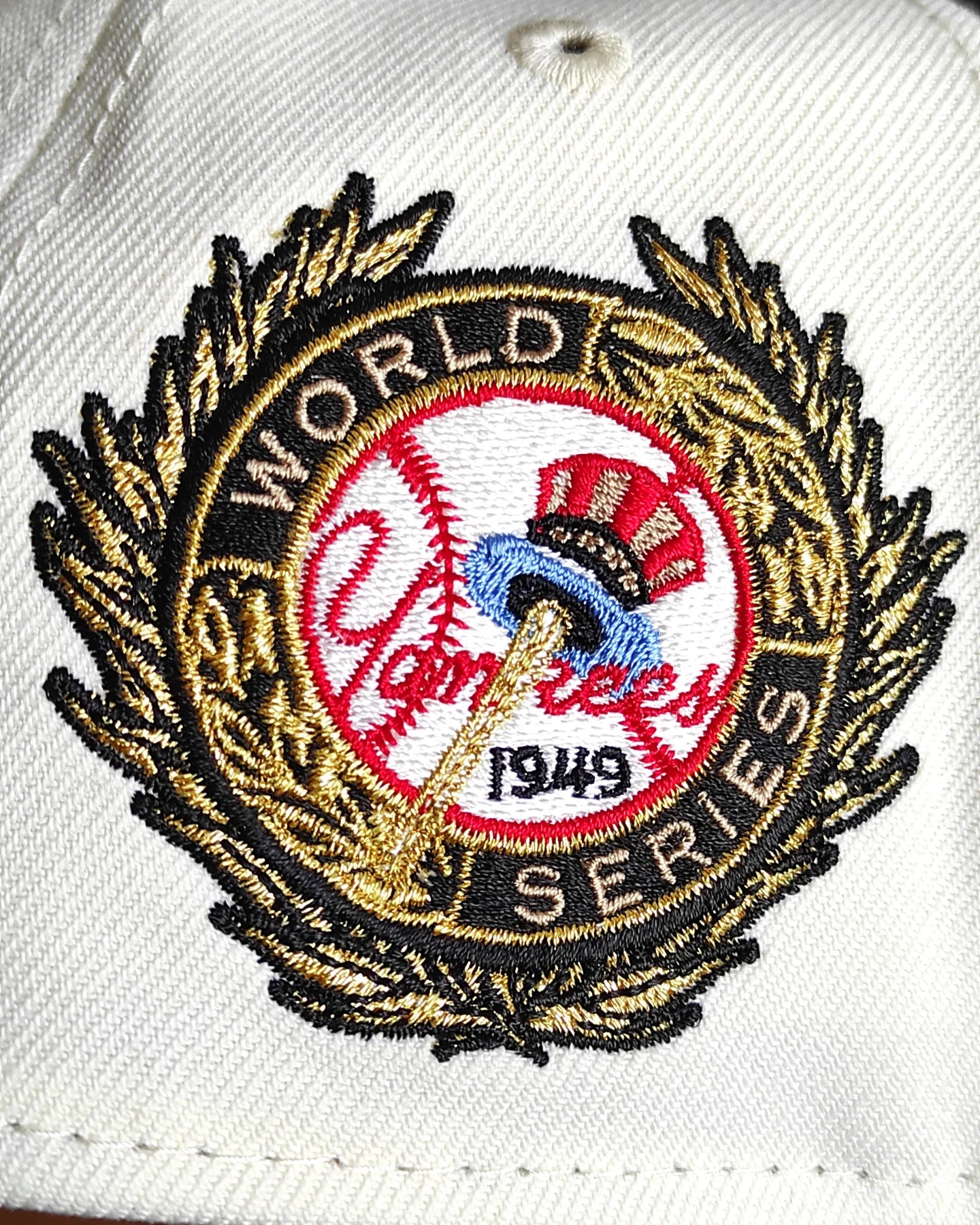 New Era New York Yankees World Series 1949 Chrome Prime Two Tone Edition 9Forty A Frame Snapback Hat