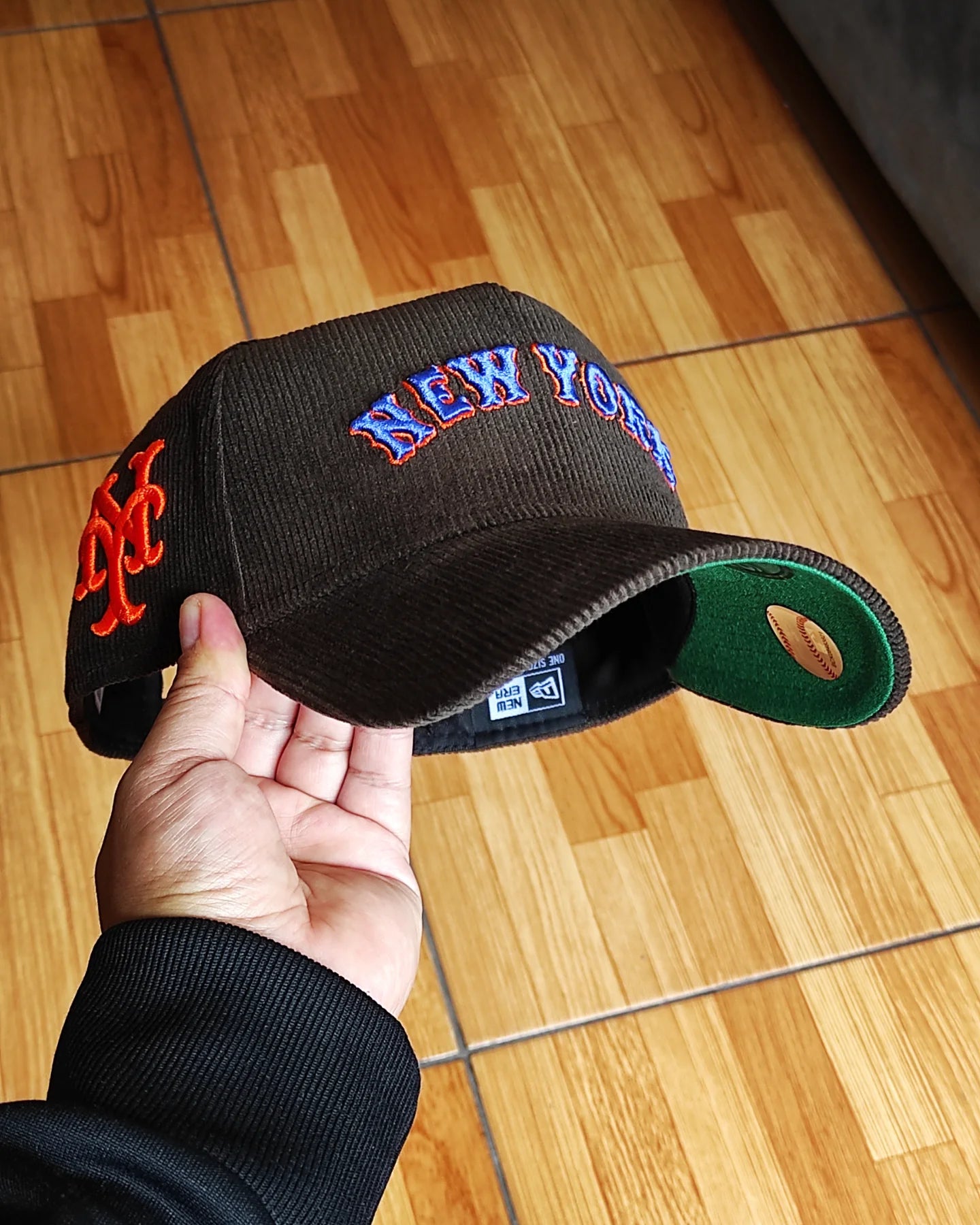 New Era New York Mets corduroy Brown 9 FORTY A-FRAME