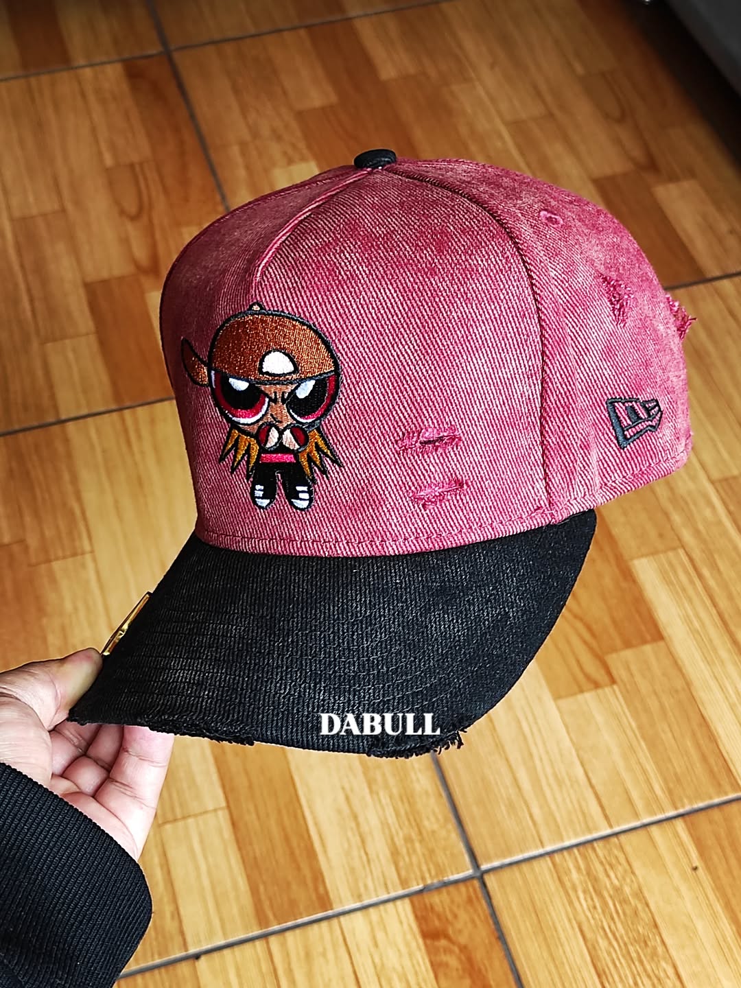 9FIFTY A-Frame Las Chicas Superpoderosas Rojo Ladrillo con Visera Negra