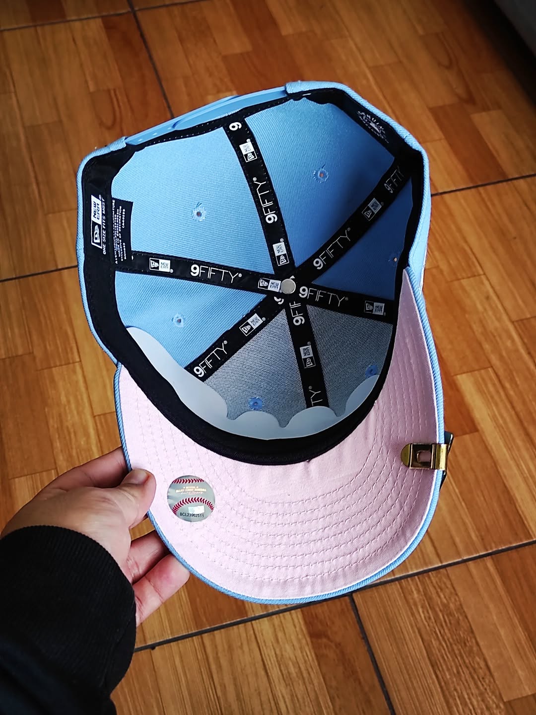 New Era New York Yankees heart sky/pink 9fifty snapback