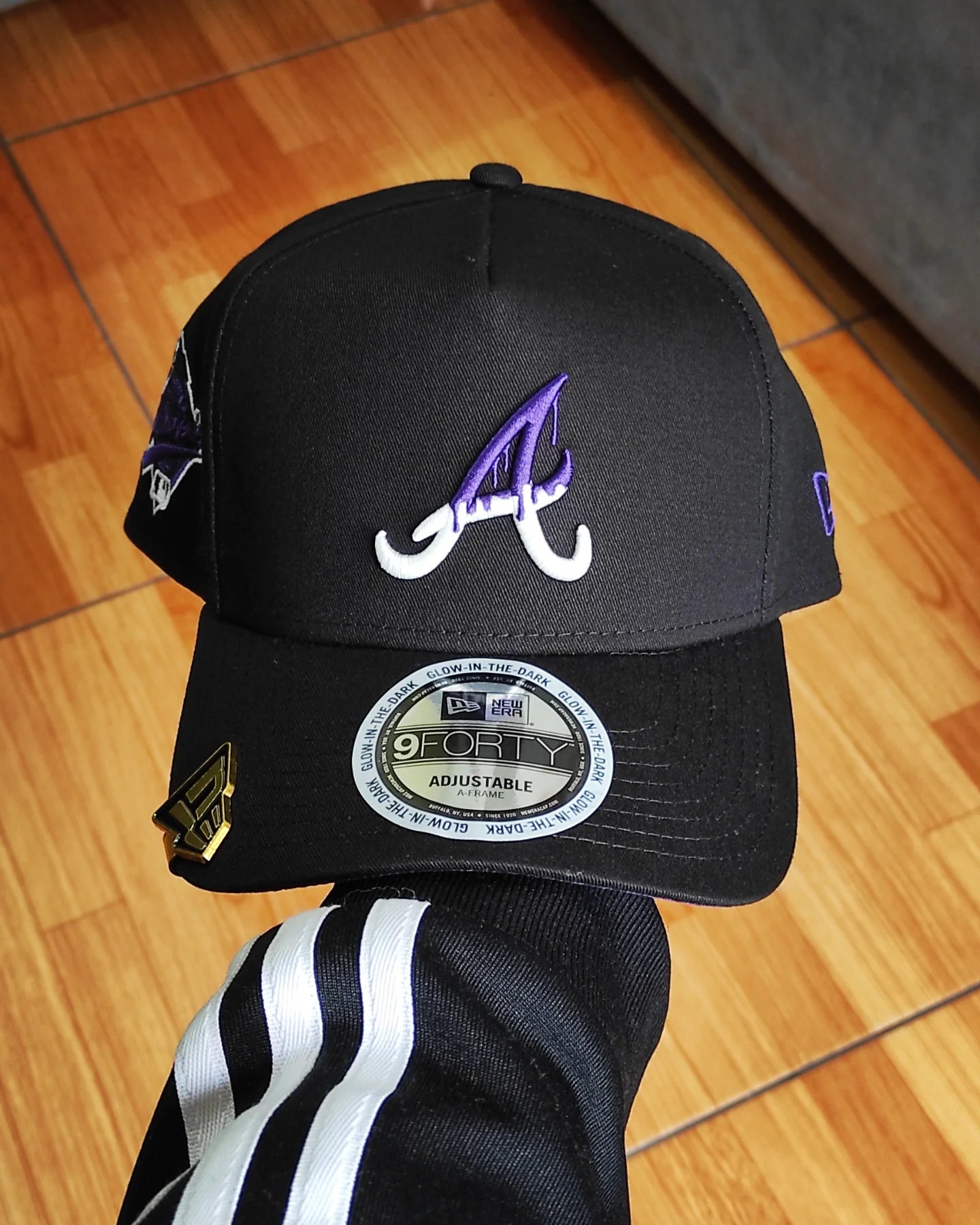 New Era Atlanta Braves 'Drip' 9FORTY A-Frame Snapback