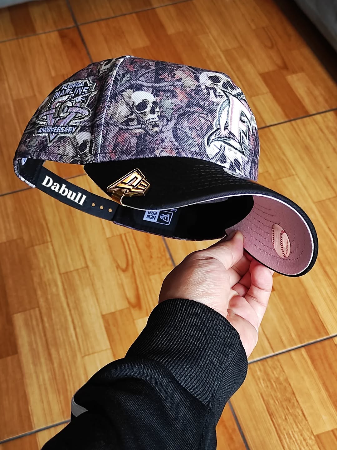 New era Florida Marlins SKULL ☠️ 9FORTY A-FRAME hat