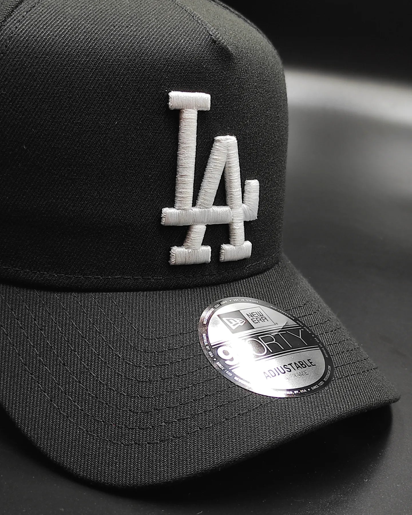 New Era Los Angeles Dodgers world series black red edition a frame snapback hat