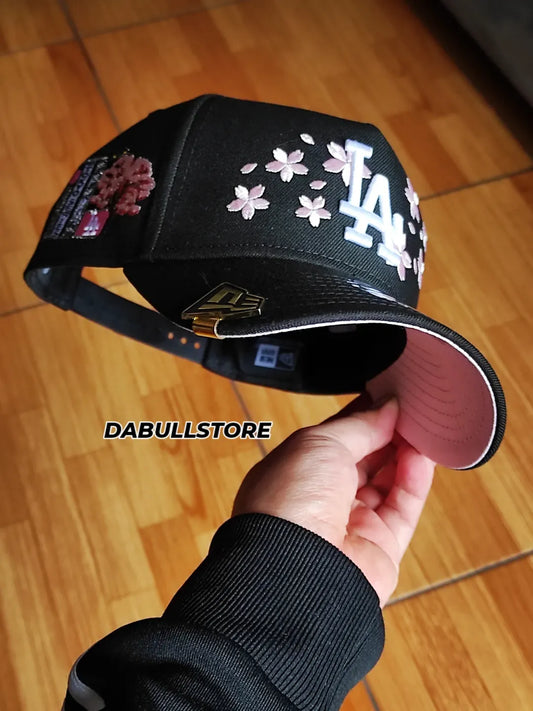 New Era Los Angeles Dodgers cherry Blossom🌸 Tokyo series 2025 BLACK 9forty a frame