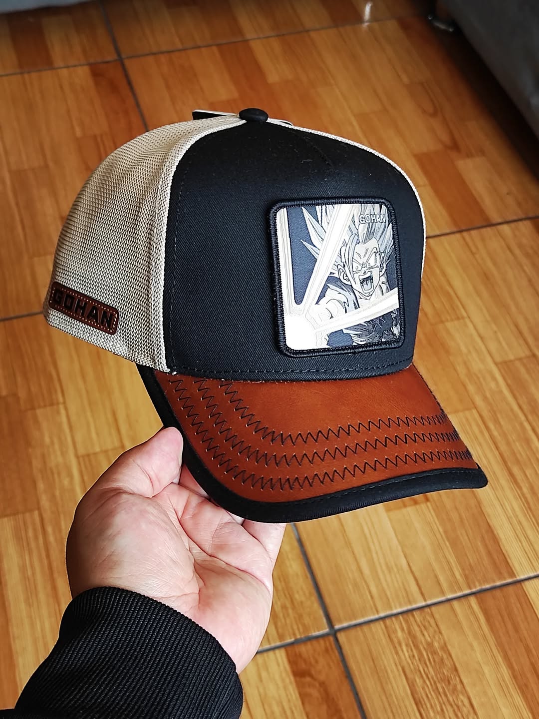 Gorra Capslab dragón ball Gohan super saya trucker cap