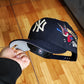 New York Yankees Gray Bottom City Art Side Patch New Era 9Fifty Snapback - Navy Blue