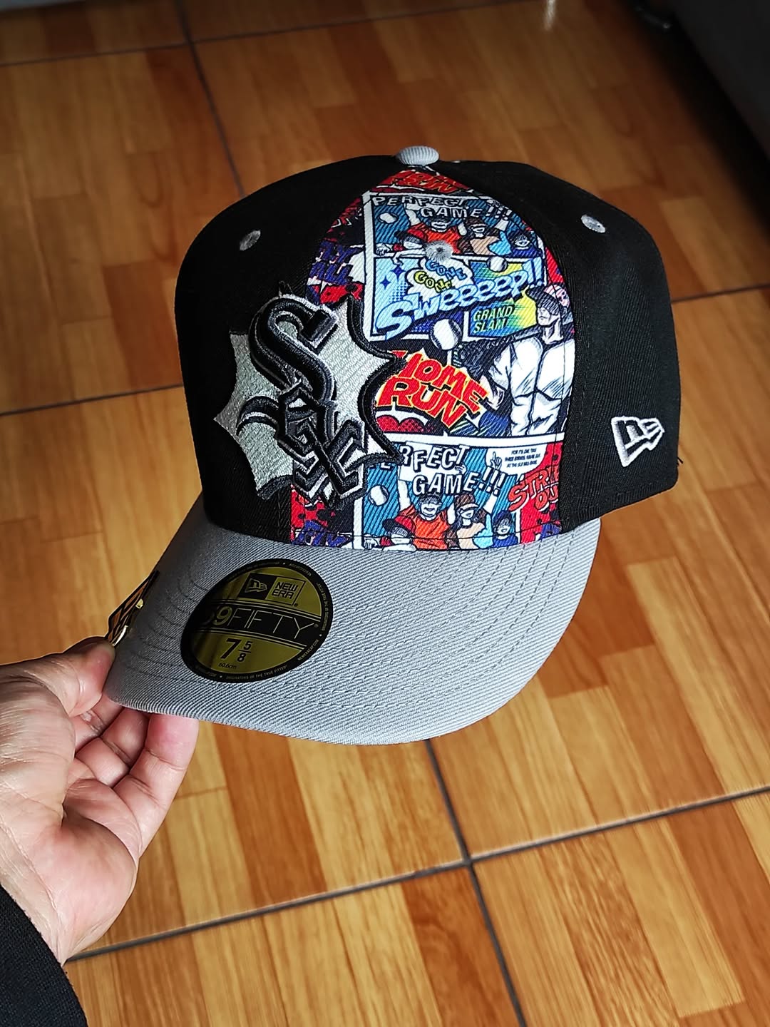 Chicago White Sox New Era 2025 MLB Diamond Hero Edition 59FIFTY Fitted Hat - Black/Gray