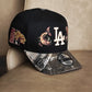 New Era Los Angeles Dodgers Tokyo Series Koi Black Two Tone Edition 9Fifty A Frame Snapback Hat