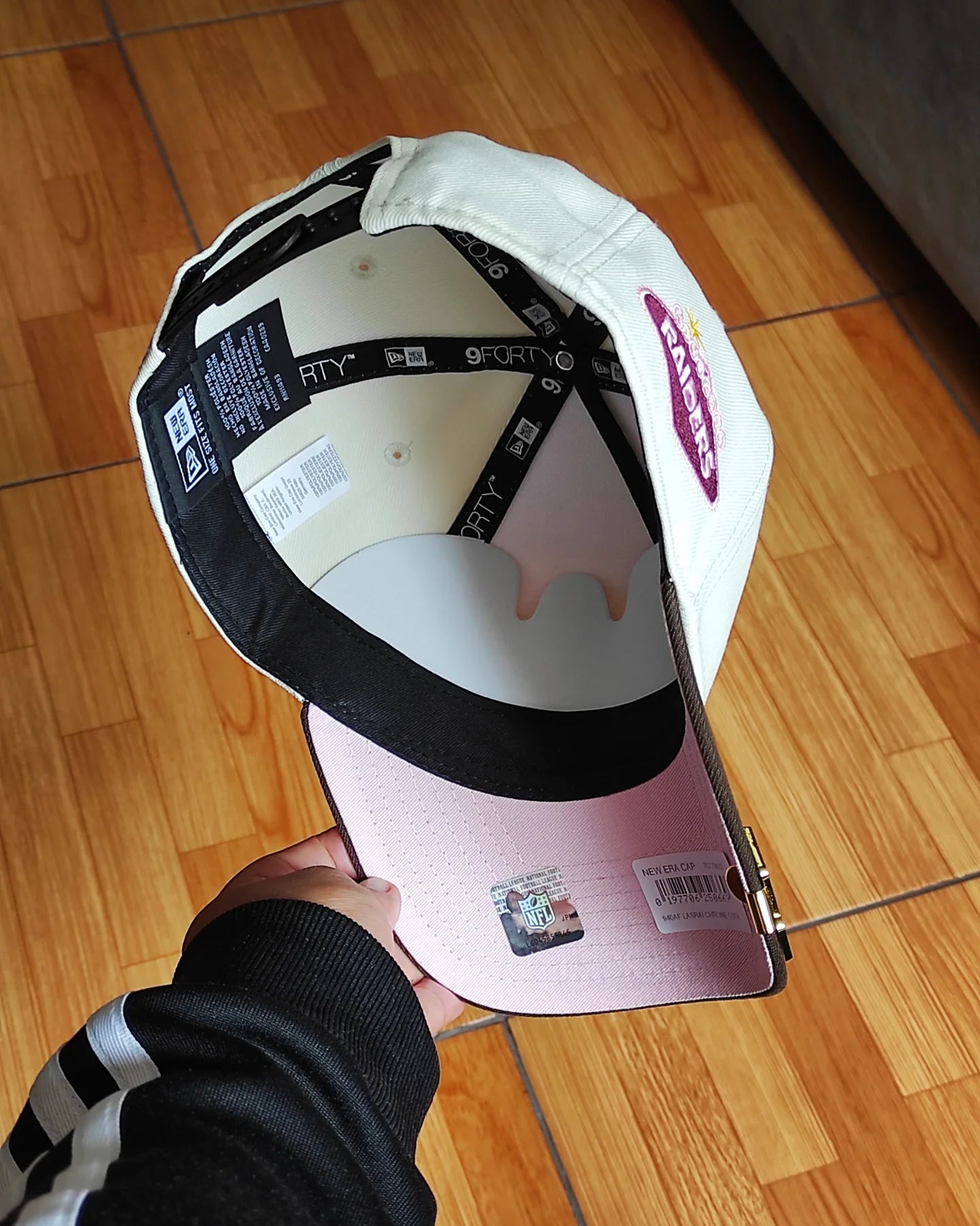 New Era las Vegas Raiders two tone Brown pink 9forty A-FRAME