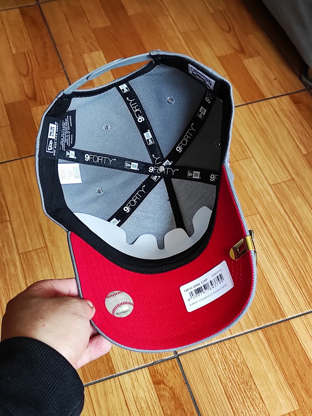 New Era white Sox all Star Game gray red 9Forty A Frame Snapback Hat