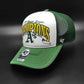 47brand oakland athletics bcptn world series dark green foam champ offside trucker snapback hat