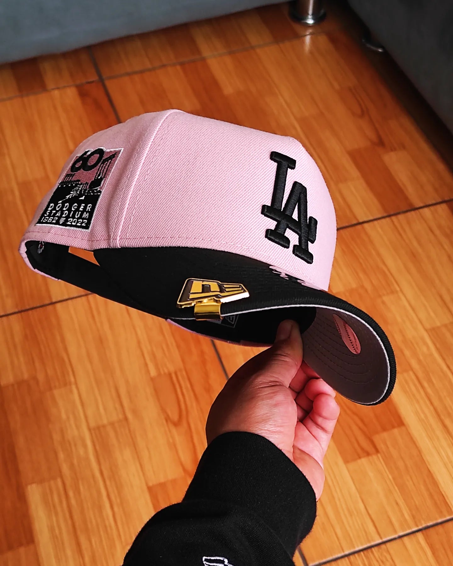 New Era Los Angeles Dodgers 60th aniversario black pink 9 forty A-FRAME