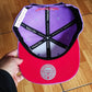 Toronto Raptors Mitchell & Ness NBA FRONT LOADED Snapback Hat- Purple