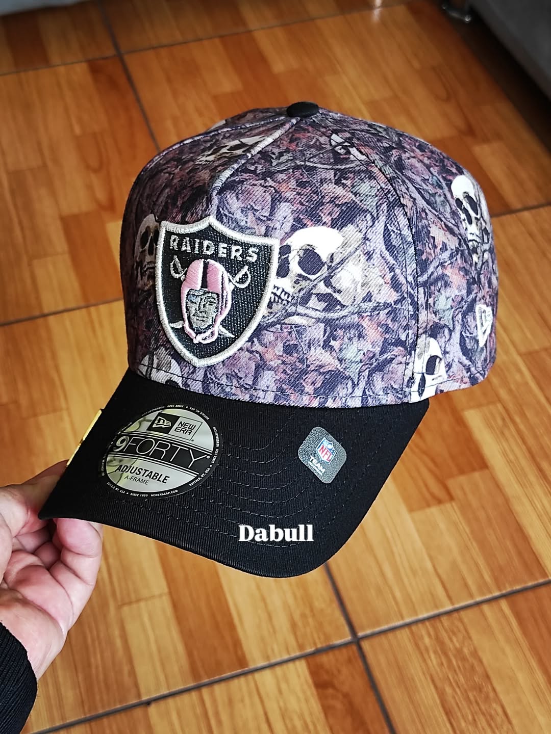 New Era Las Vegas Raiders SKULL ☠️ 9FORTY A-FRAME hat