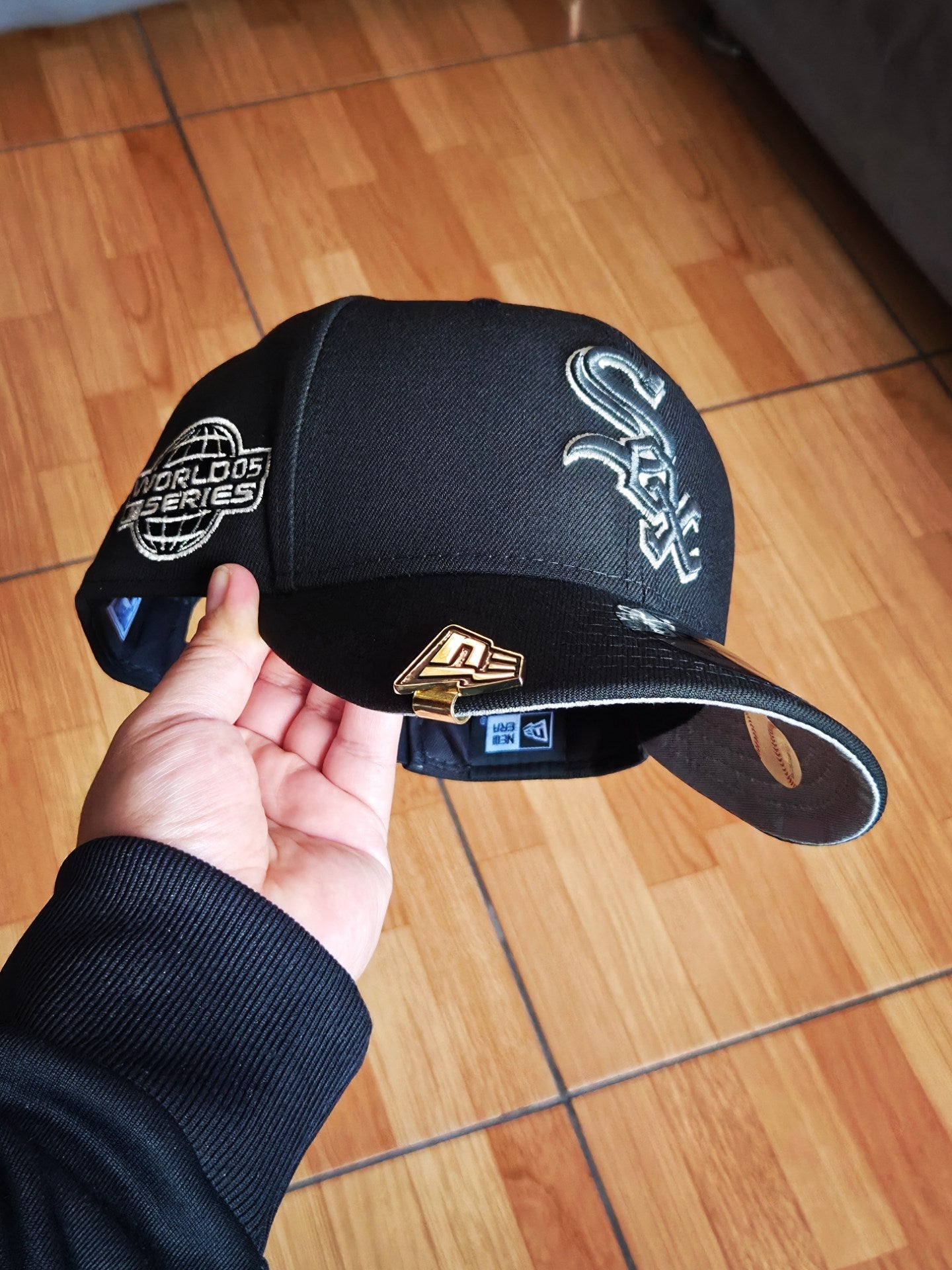 NewEra White Sox World Series Black 9fifty Snapback