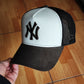 New Era New York Yankees trucker a frame Snapback víscera cord.