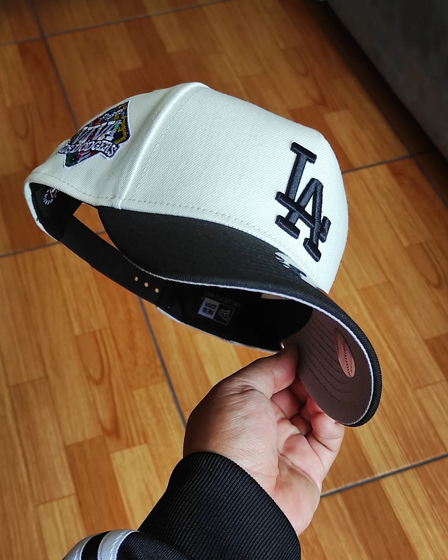 New Era Los Angeles Dodgers Chrome black  9 FORTY A-FRAME