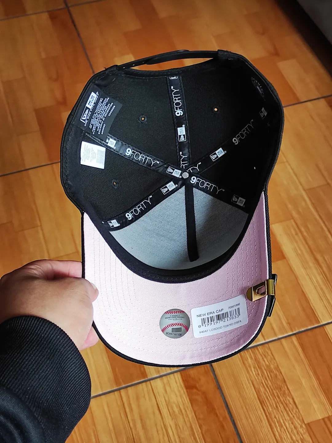New Era Los Angeles Dodgers cherry Blossom🌸 Tokyo series 2025 BLACK 9forty a frame
