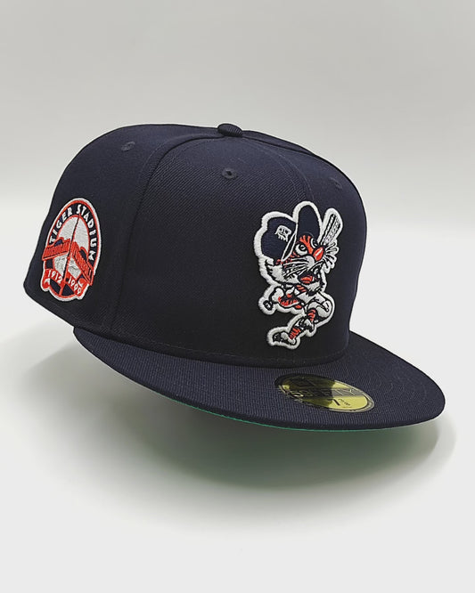 New Era Detroit tigers stadium patch navy throwback edition 59fifty fitted cap