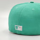 New York Yankees 1999 WORLD SERIES Exclusive New Era 59Fifty Fitted Hat - Teal/Pink Bottom