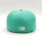 New York Yankees 1999 WORLD SERIES Exclusive New Era 59Fifty Fitted Hat - Teal/Pink Bottom