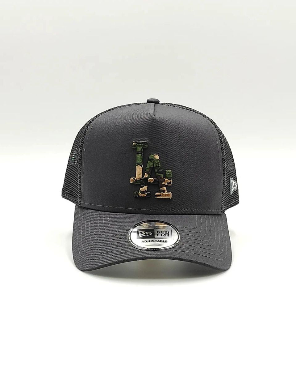 GORRA NEW ERA LOS ANGELES DODGERS LOGO CAMO TRUCKER