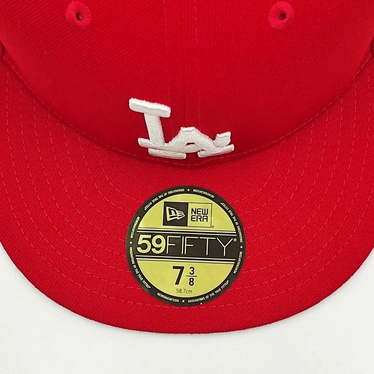 GORRA NEW ERA LOS ANGELES DODGERS ROJA 59FIFTY