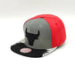 Chicago Bulls Exclusive Mitchell & Ness AIR JORDAN DAY 5 Snapback Hat – REFLECTIVA Gray/Black/Peach