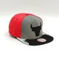 Chicago Bulls Exclusive Mitchell & Ness AIR JORDAN DAY 5 Snapback Hat – REFLECTIVA Gray/Black/Peach