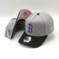 New Era 9Forty A-FRAME Fuji Boston Red Sox 1986 World Series Patch Snapback Hat / Gray Black Pink