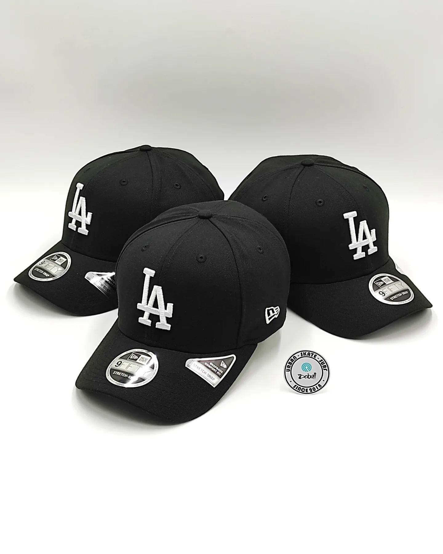 GORRA NEW ERA LOS ANGELES DODGERS BLACK 9FIFTY STRECH SNAP