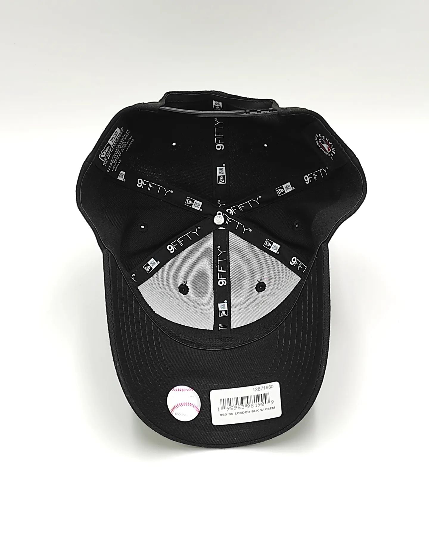 GORRA NEW ERA LOS ANGELES DODGERS BLACK 9FIFTY STRECH SNAP