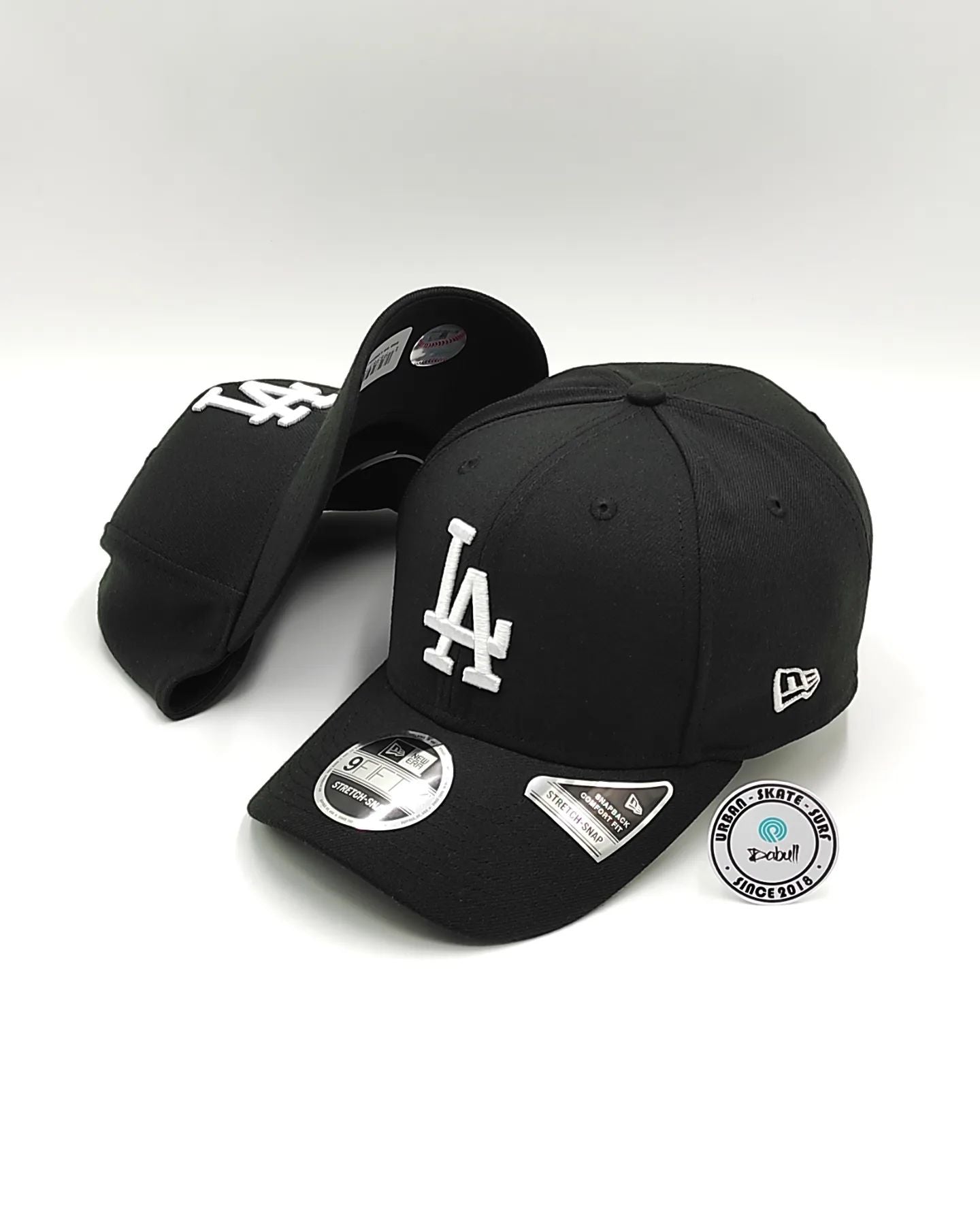 GORRA NEW ERA LOS ANGELES DODGERS BLACK 9FIFTY STRECH SNAP