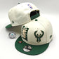 Milwaukee Bucks New Era 2022 NBA Draft 9FIFTY Gorra Ajustable Snapback – Crema/Verde