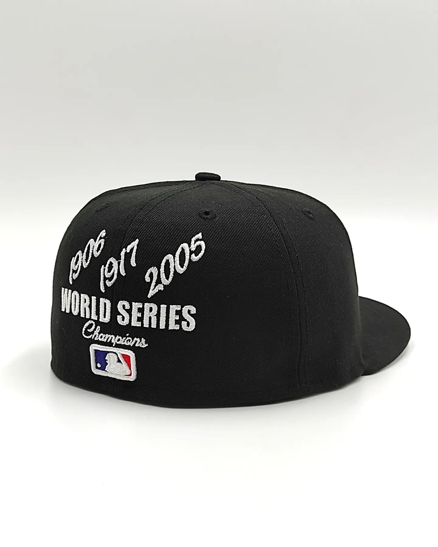 Chicago White Sox 3-Time Champions CROWN CHAMPS Exclusive New Era 59Fifty Fitted Hat - Black