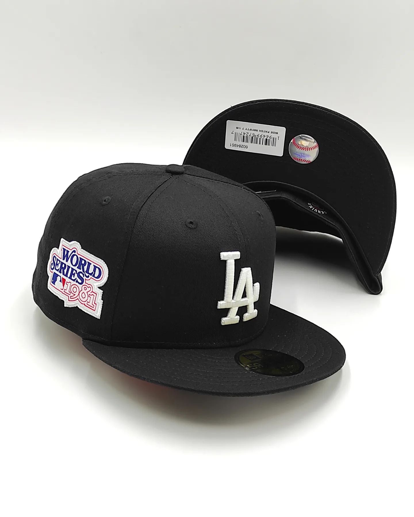 New Era Los Angeles Dodgers side patch 59fifty world series
