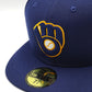 New Era Milwaukee Brewers 59fifty Dk Blue