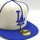 New era Exclusiva 59fifty old time Los Angeles Dodgers 1981 world series patch - blanco royal