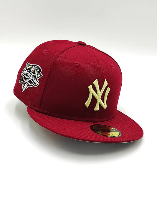 Exclusiva New Era 59fifty Beanpack New York Yankees  2000 World series parche / cardinal tan