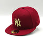 Exclusiva New Era 59fifty Beanpack New York Yankees  2000 World series parche / cardinal tan