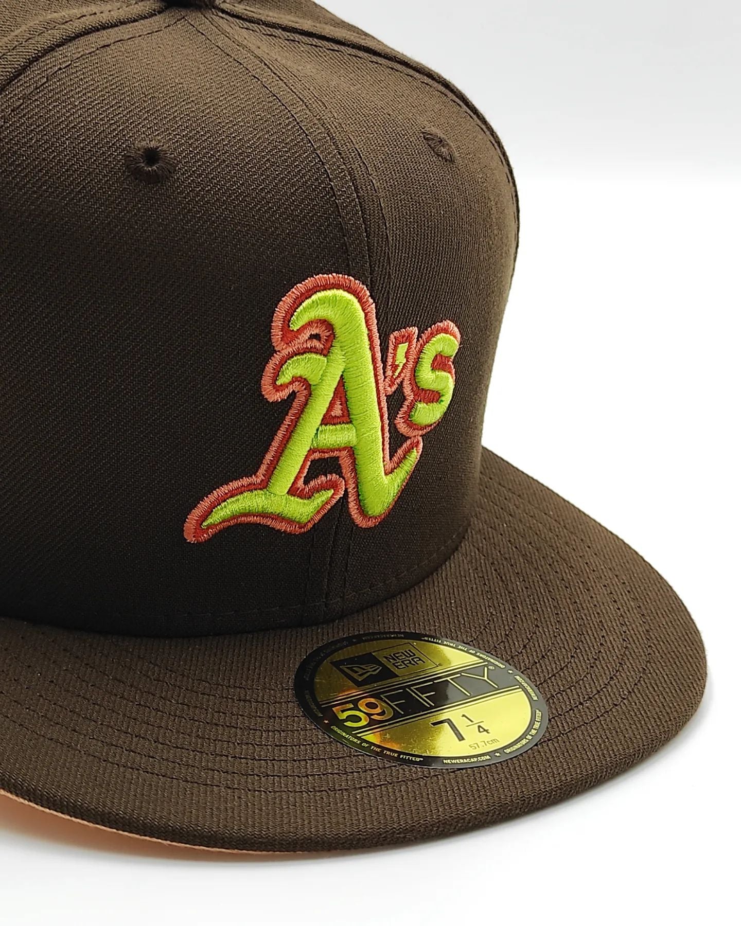 Exclusiva New Era 59Fifty Parks The Woods Oakland Athletics Battle of the Bay Patch Hat - Marron