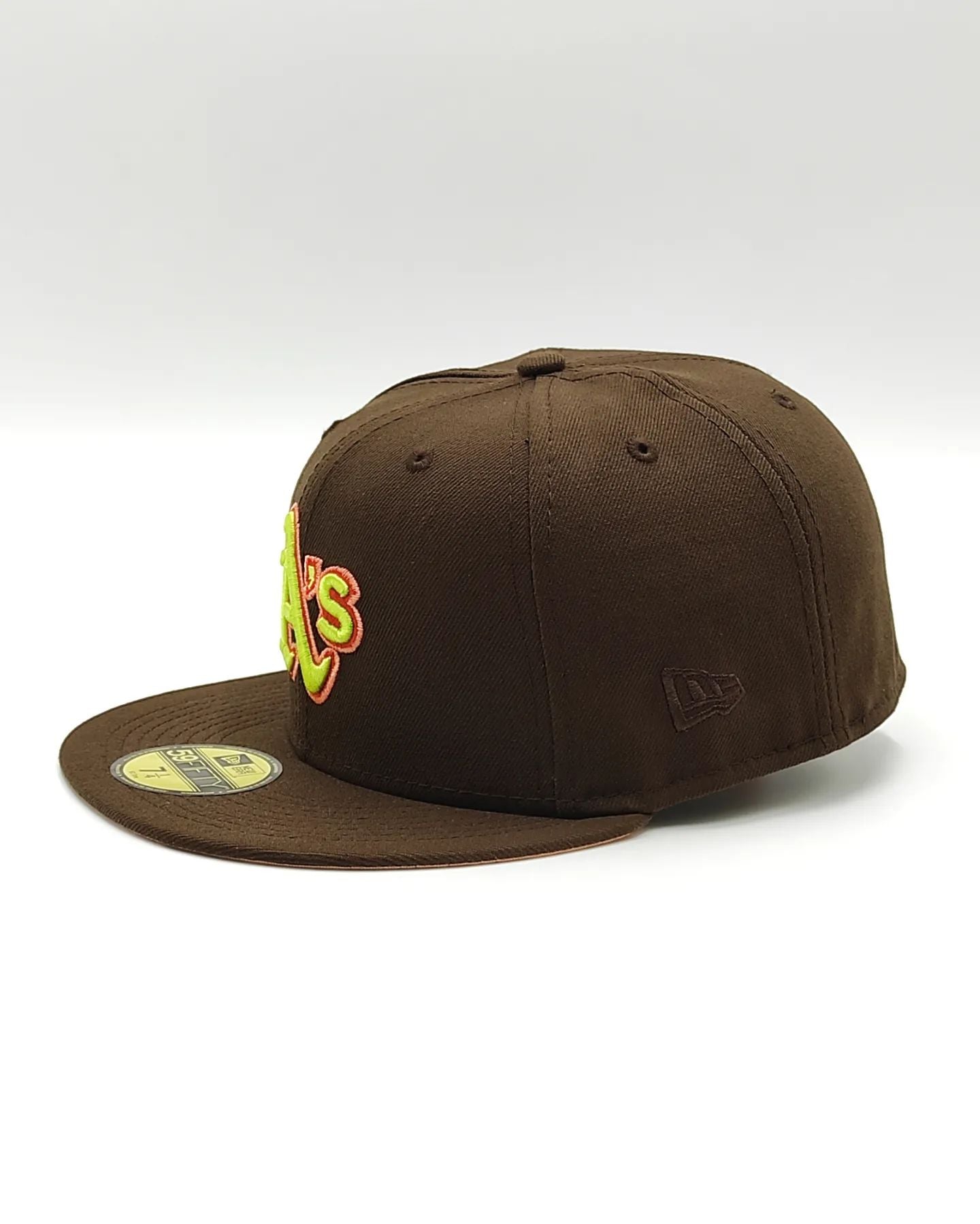 Exclusiva New Era 59Fifty Parks The Woods Oakland Athletics Battle of the Bay Patch Hat - Marron