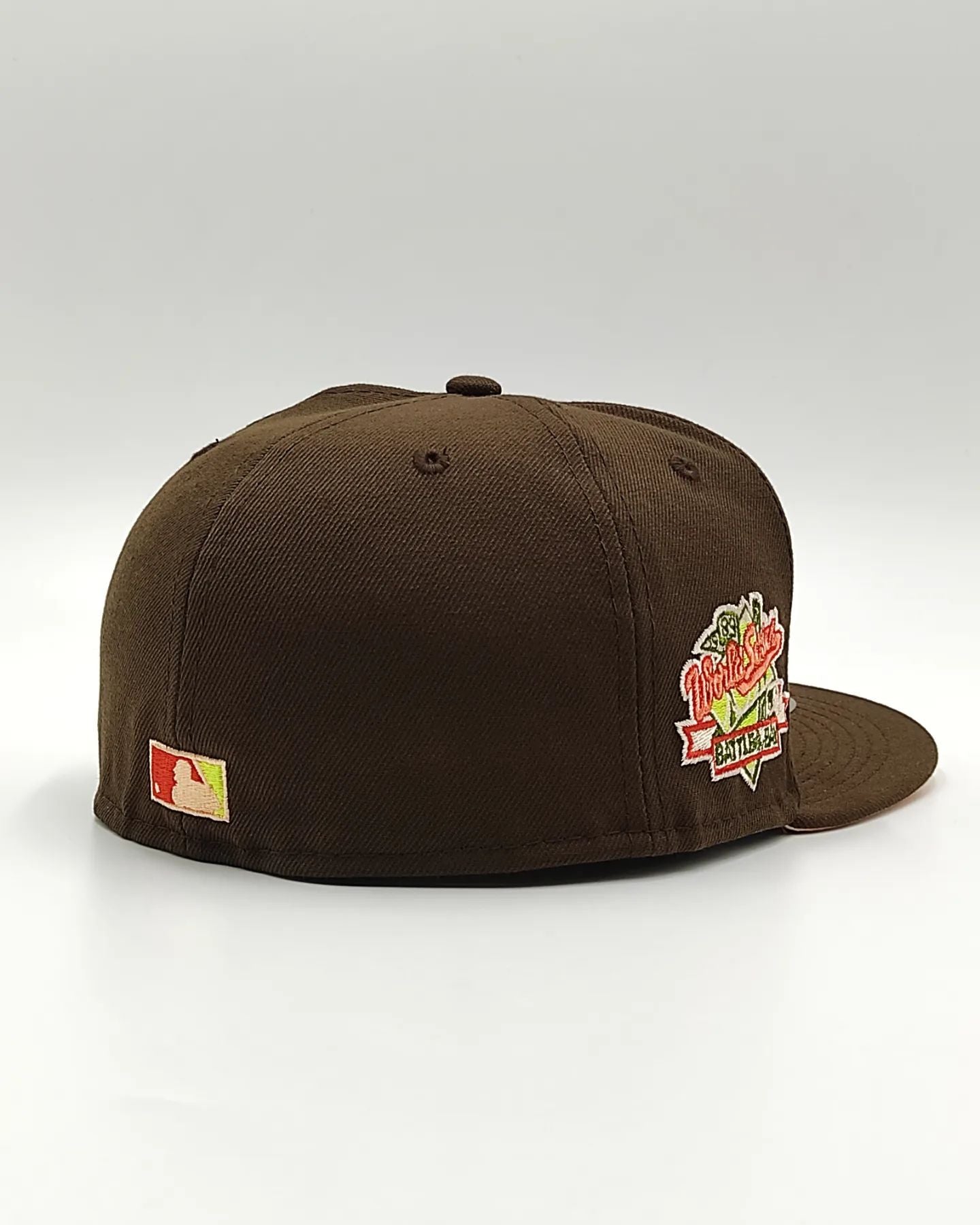 Exclusiva New Era 59Fifty Parks The Woods Oakland Athletics Battle of the Bay Patch Hat - Marron