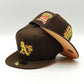Exclusiva New Era 59Fifty Parks The Woods Oakland Athletics Battle of the Bay Patch Hat - Marron