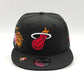 New Era Miami Heat coleccion Half off 950 black snapback