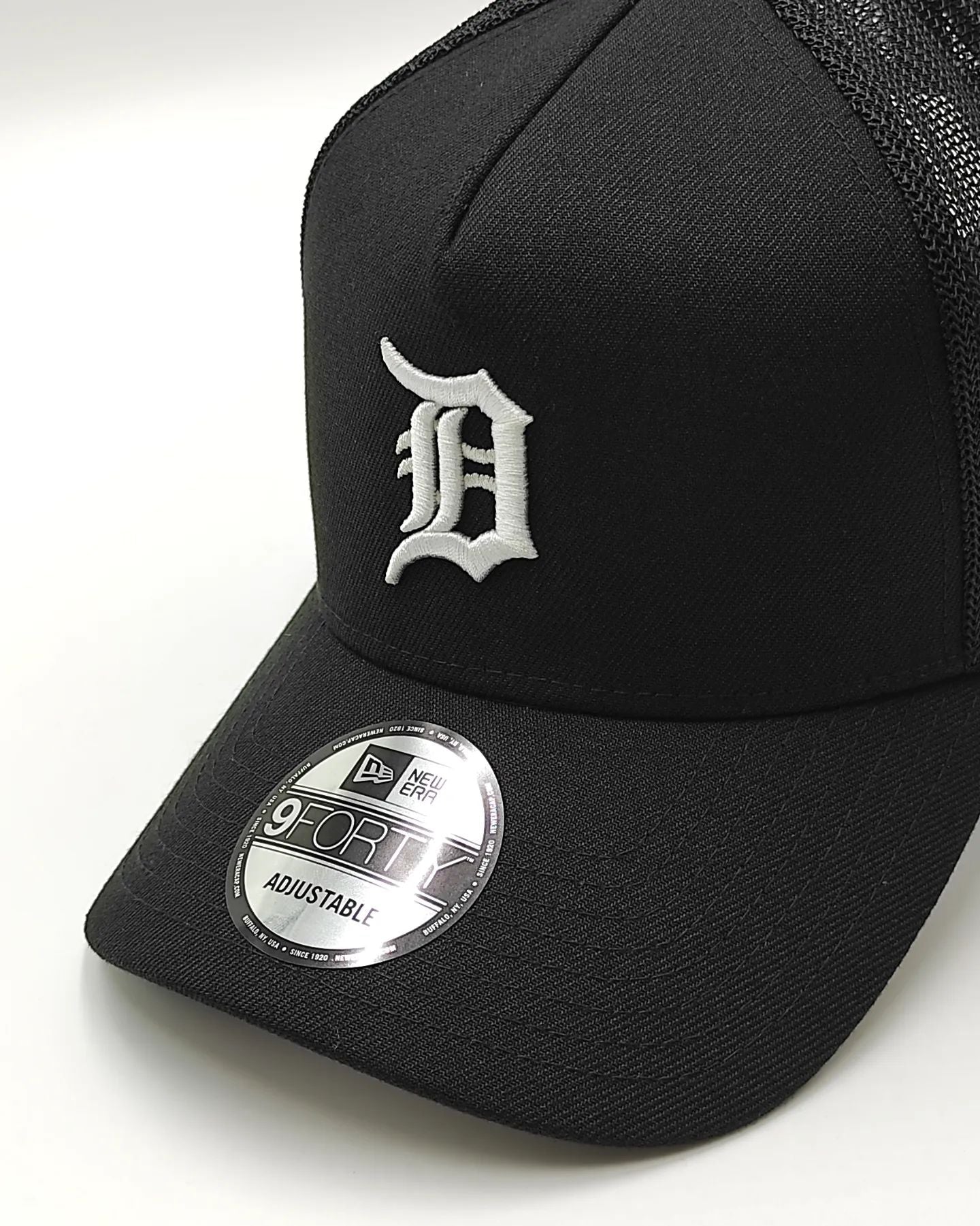 New Era Tigres de Detroit 9forty MLB Negro