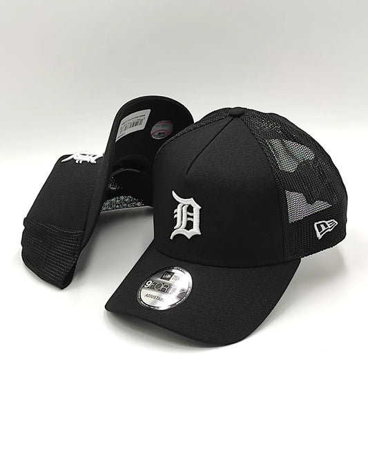 New Era Tigres de Detroit 9forty MLB Negro