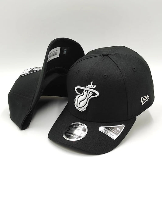 New Era Miami Heat 9fifty strech snapback black