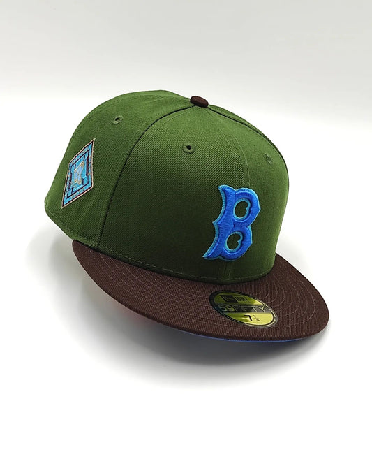 Exclusiva New Era 59fifty parks Boston red sox 1946 all Star Game patch hat Olive Brown