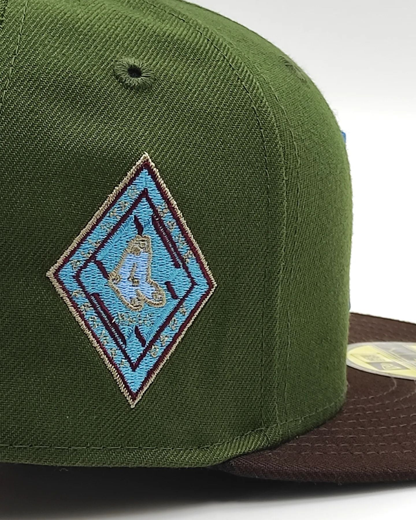 Exclusiva New Era 59fifty parks Boston red sox 1946 all Star Game patch hat Olive Brown